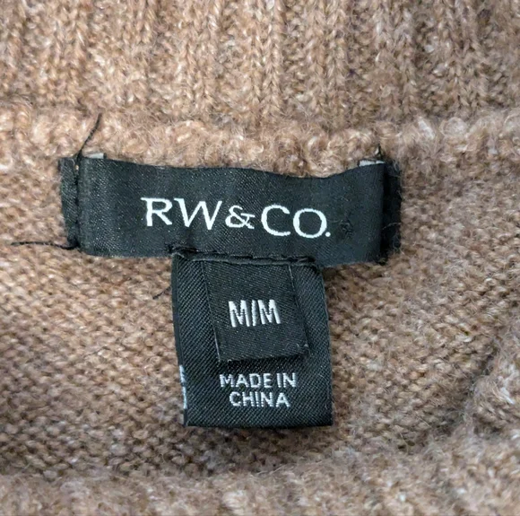 🤎 RW&CO. Sleeveless Spongy Knit Midi Turtleneck Sweater Dress, M - Picture 4 of 11